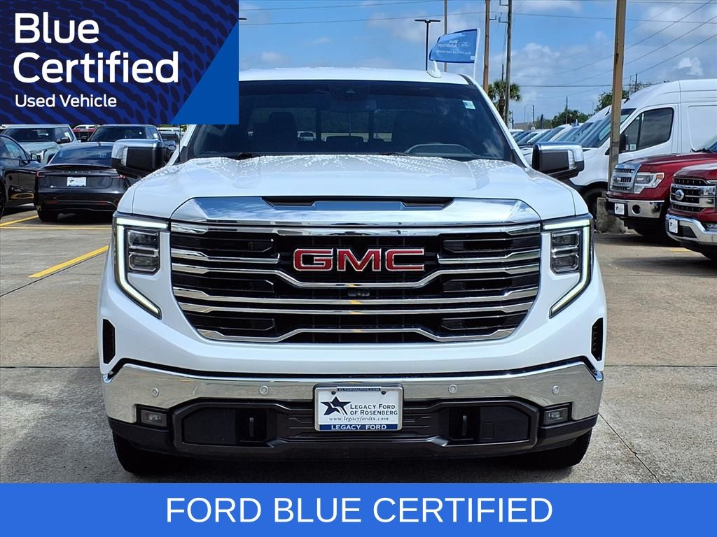 2022 GMC Sierra 1500 SLT White at Classic Chevrolet Galveston