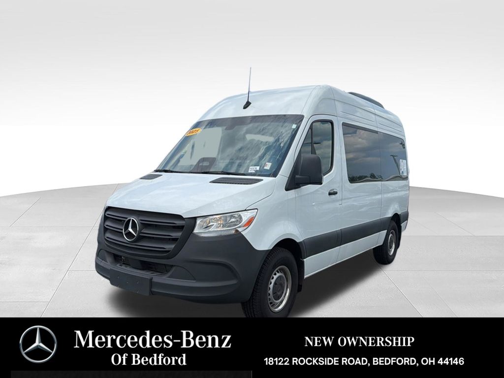 Arctic White 2025 Mercedes-Benz Sprinter Van Rear-Wheel Drive 9-Speed Automatic