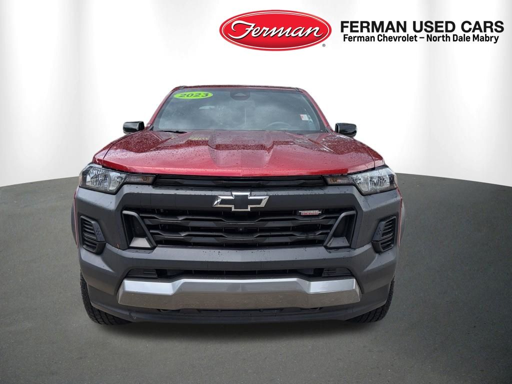 Radiant Red Tintcoat 2023 Chevrolet Colorado Trail Boss Crew Cab 4WD Pickup Truck Four-Wheel Drive 8-Speed Automatic