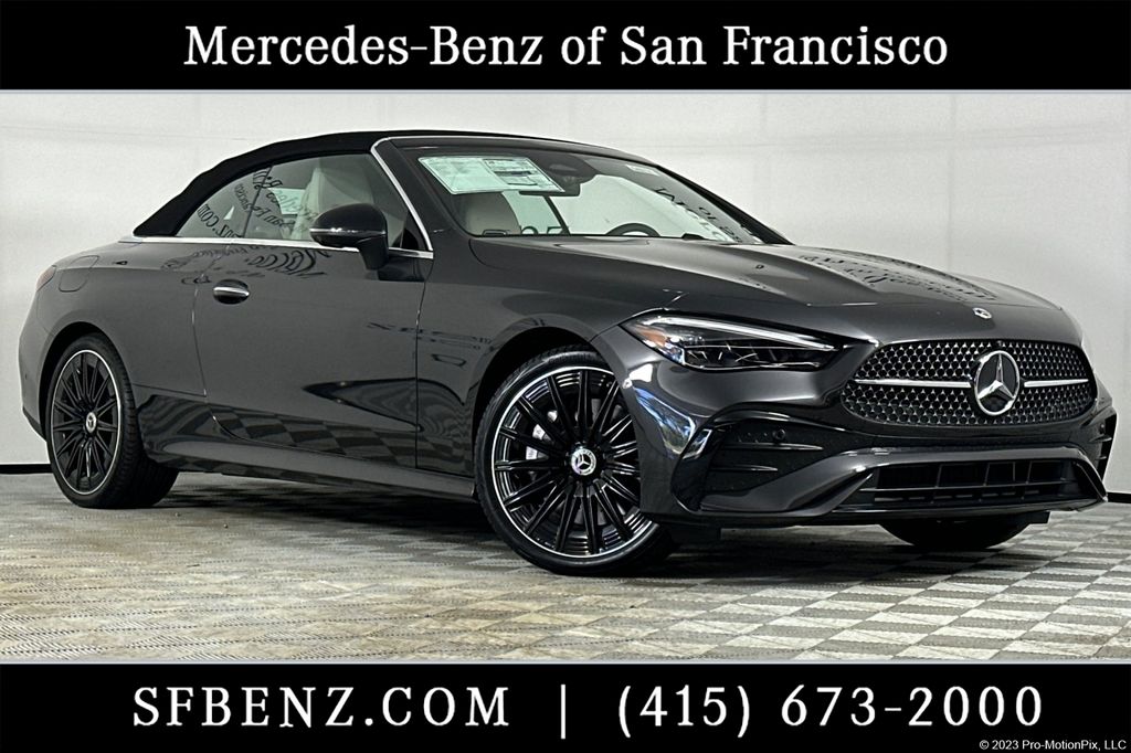 Gray (Graphite Grey Metallic) 2026 Mercedes-Benz CLE 450 4MATIC Convertible All-Wheel Drive 9-Speed Automatic