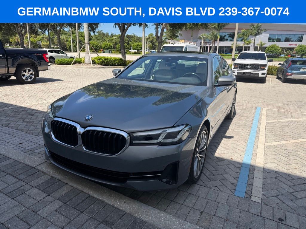 Certified Used 2023 Gray BMW 530i image 2