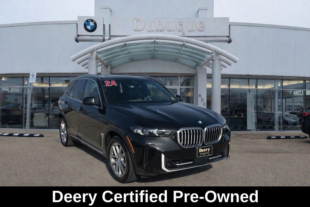 Black Sapphire Metallic 2024 BMW X5 SUV / Crossover All-Wheel Drive 8-Speed Automatic
