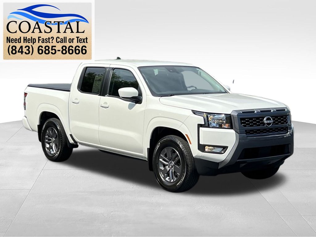 2025 Nissan Frontier SV White at Lugoff Nissan