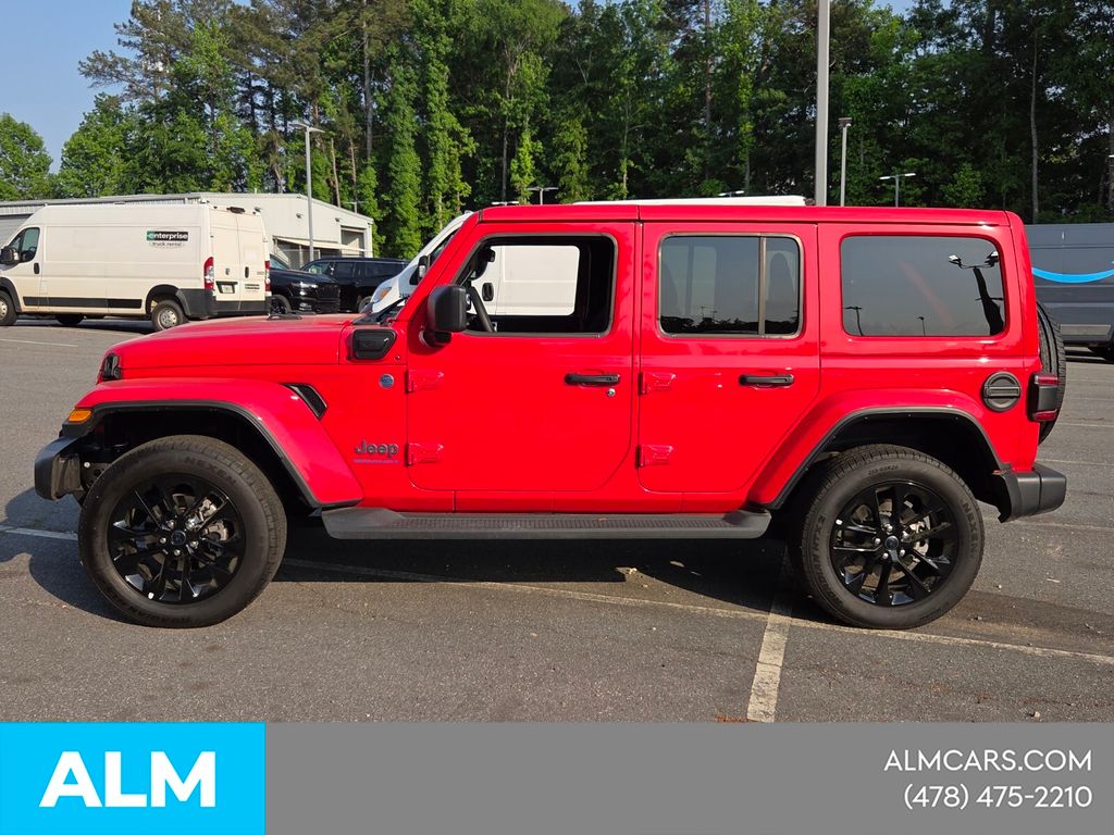 Used 2025 Red Jeep Sahara 4xe image 4