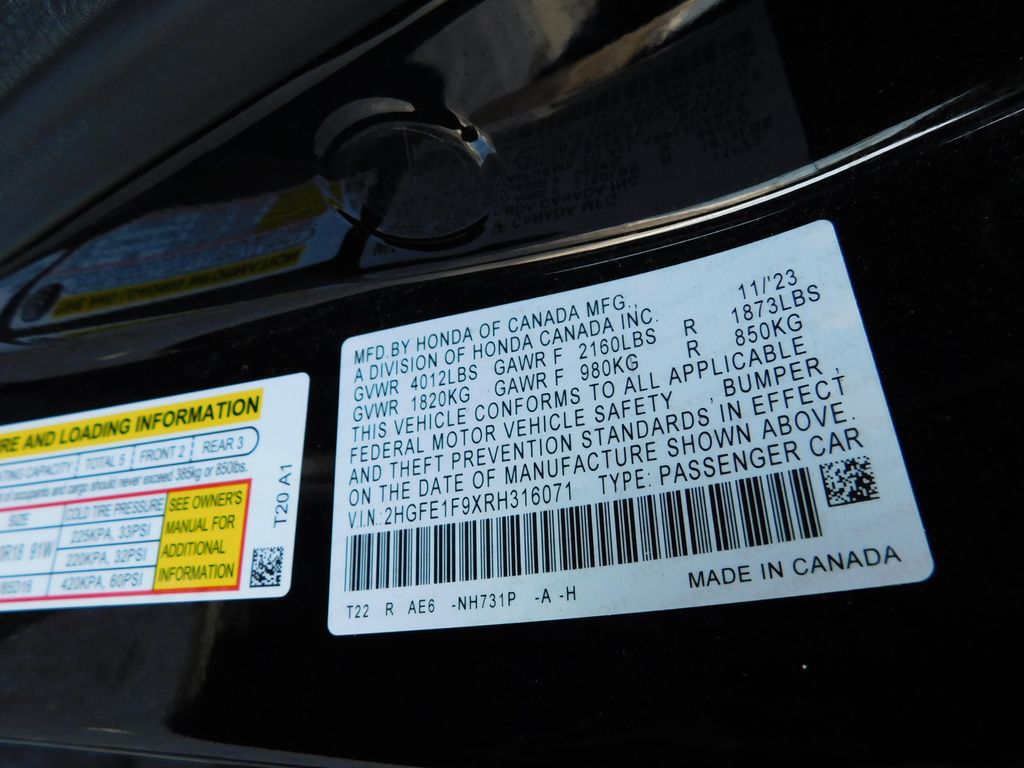 2024 Honda Civic Touring 12