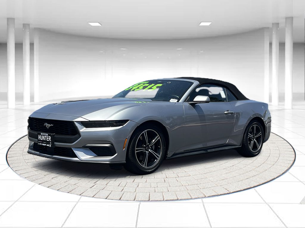 Silver Metallic 2025 Ford Mustang Convertible Rear-Wheel Drive Automatic