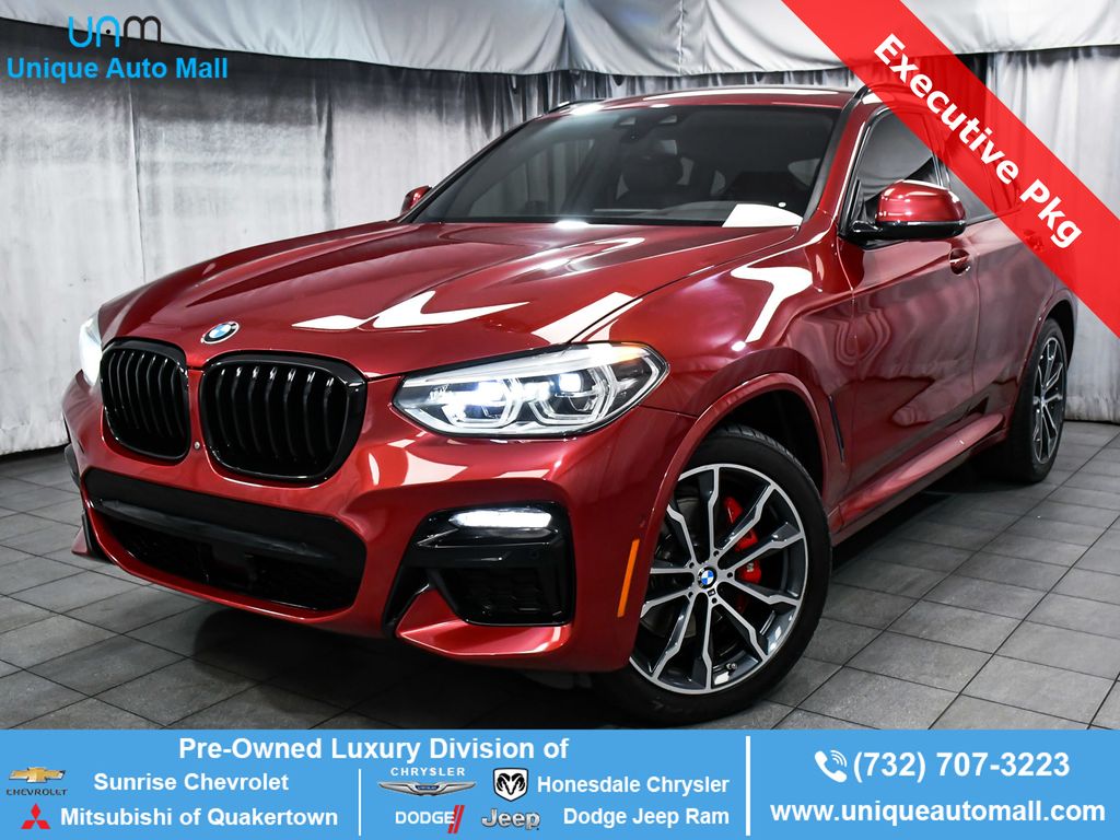 Flamenco Red Metallic 2021 BMW X4 M40i AWD SUV / Crossover All-Wheel Drive 8-Speed Automatic
