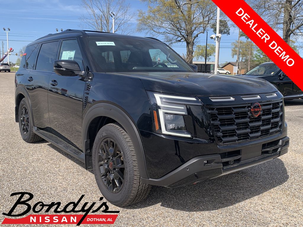 Super Black 2025 Nissan Armada SUV / Crossover Four-Wheel Drive 9-Speed Automatic