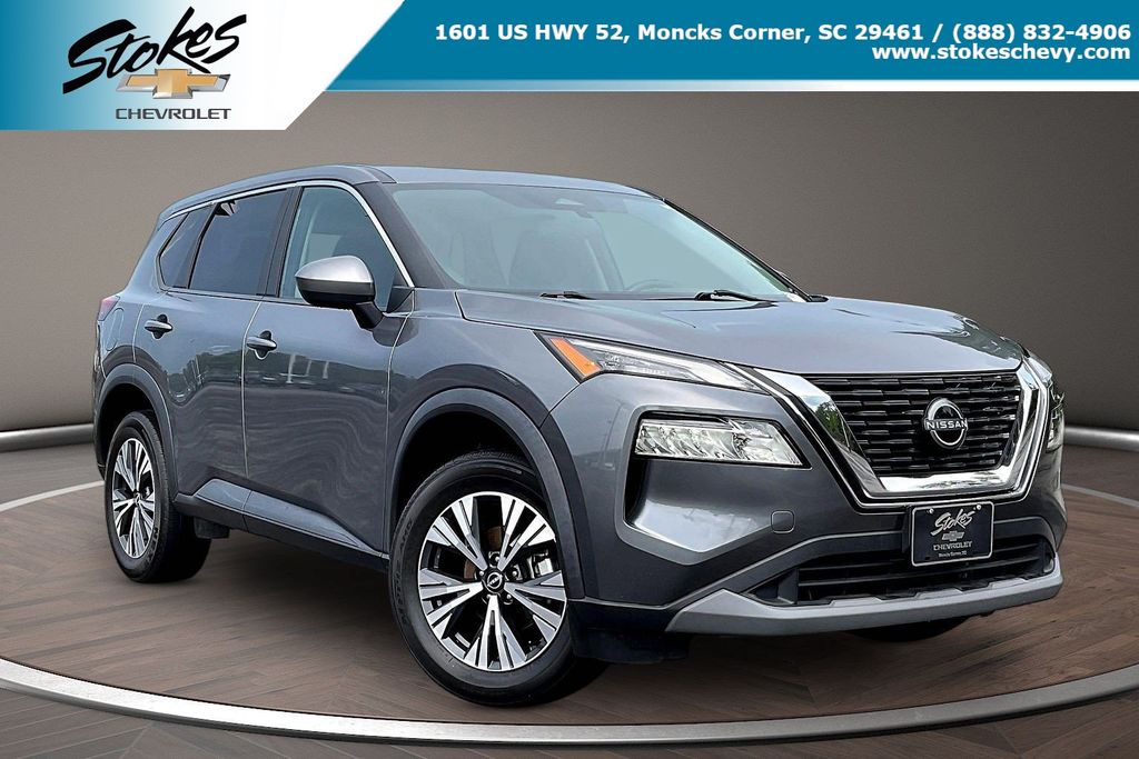 Gray (Gun Metallic) 2023 Nissan Rogue SUV / Crossover Front-Wheel Drive Continuously Variable Transmission
