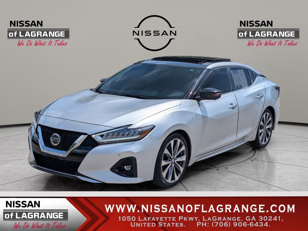 Brilliant Silver Metallic 2019 Nissan Maxima Sedan Front-Wheel Drive Continuously Variable Transmission