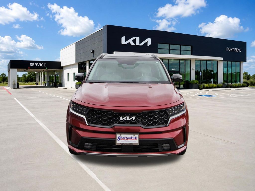 2022 Kia Sorento SX Red at Martin Chrysler Dodge Jeep Ram