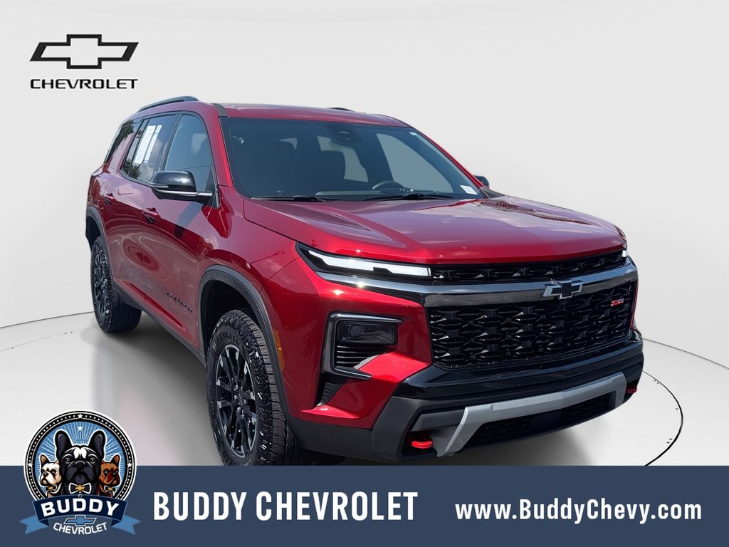 Radiant Red Tintcoat 2025 Chevrolet Traverse SUV / Crossover Four-Wheel Drive 8-Speed Automatic