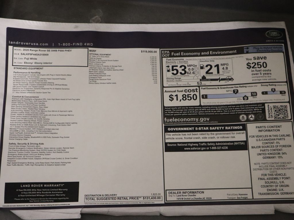 Thumbnail: 2025 Land Rover Range Rover - 9