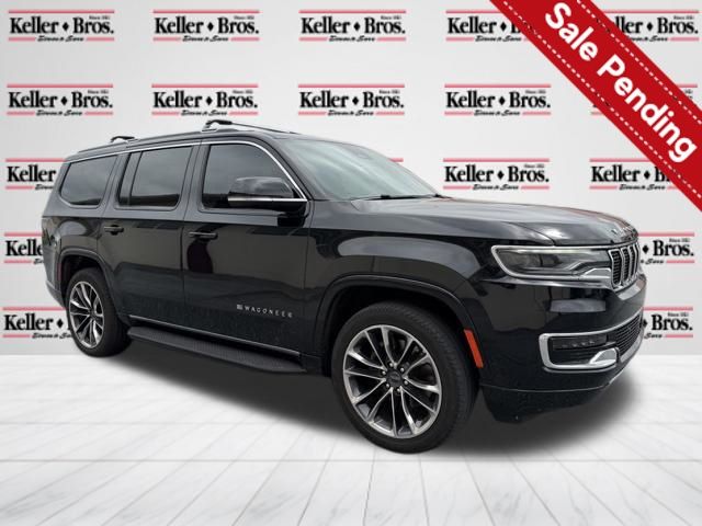 Diamond Black Crystal Pearlcoat 2023 Jeep Wagoneer SUV / Crossover Four-Wheel Drive 8-Speed Automatic