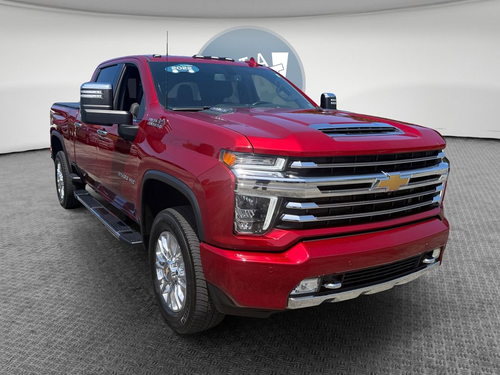 Cherry Red Tintcoat 2022 Chevrolet Silverado 2500HD Pickup Truck Four-Wheel Drive Automatic
