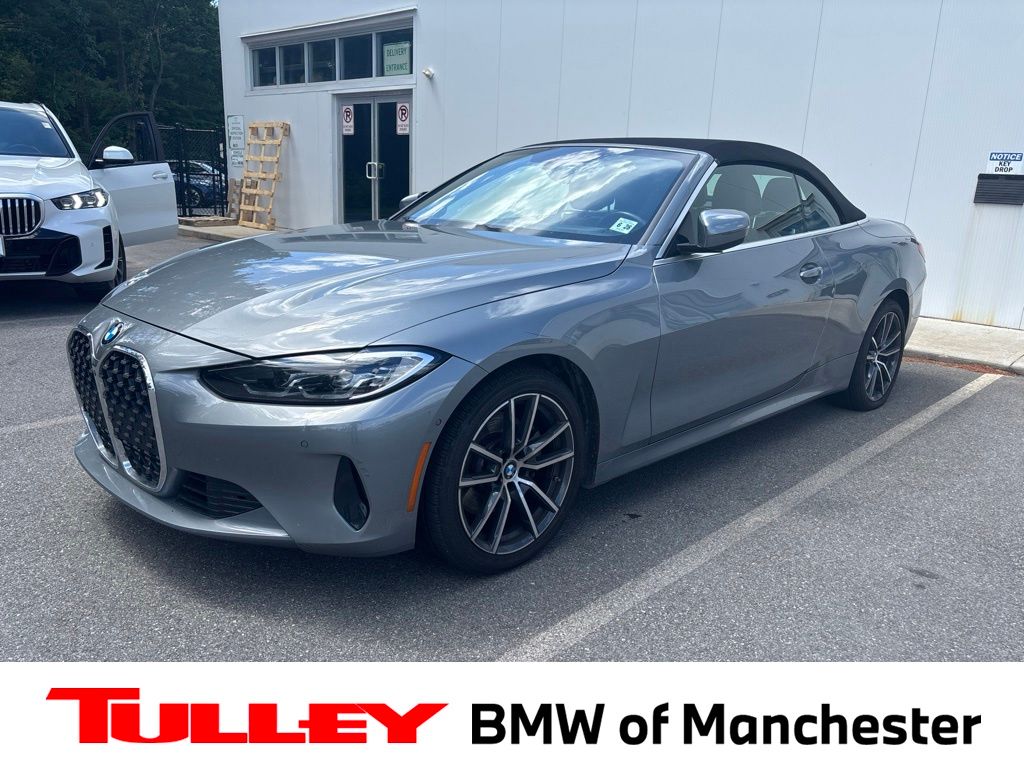 Skyscraper Gray Metallic 2024 BMW 4 Series Convertible All-Wheel Drive 8-Speed Automatic