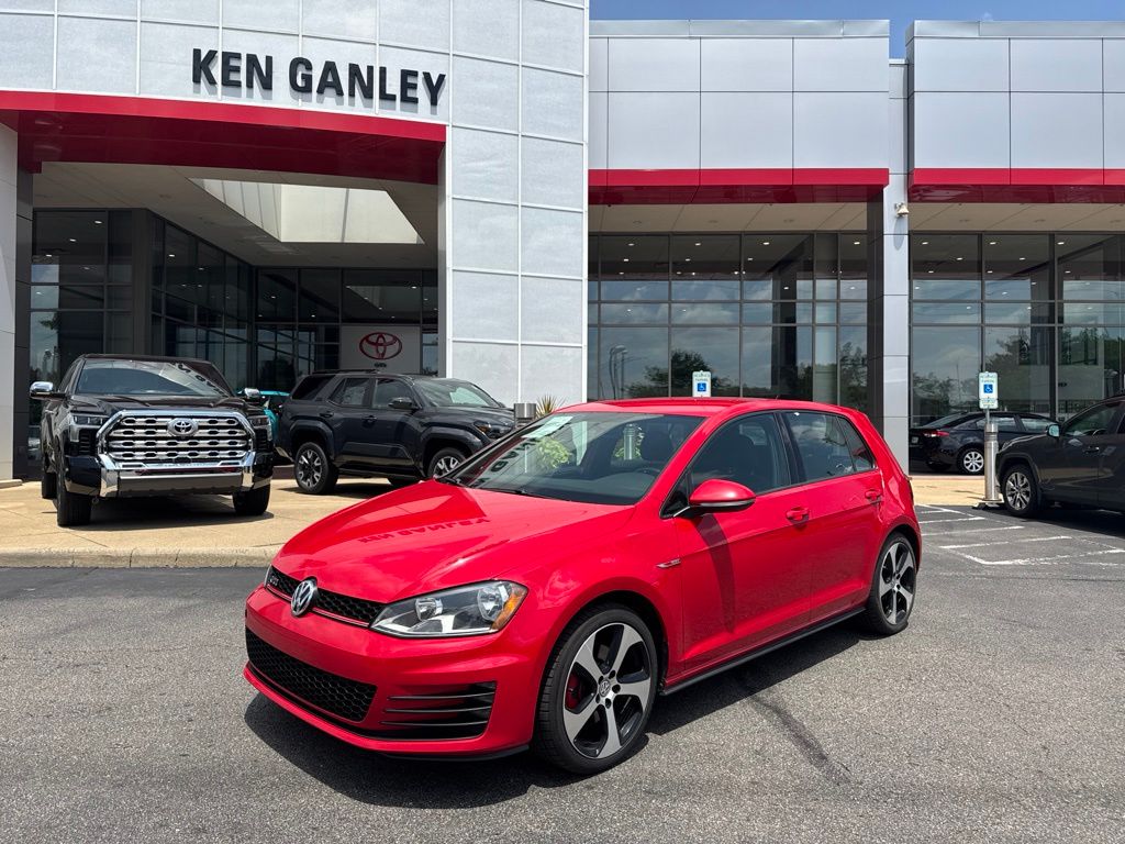 Tornado Red 2016 Volkswagen Golf GTI Hatchback Front-Wheel Drive 6-Speed Dual Clutch