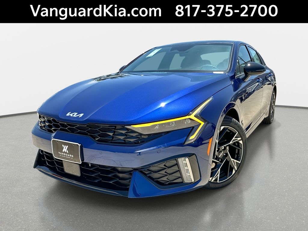 Yacht Blue 2025 Kia K5 GT-Line FWD Sedan Front-Wheel Drive 8-Speed Automatic