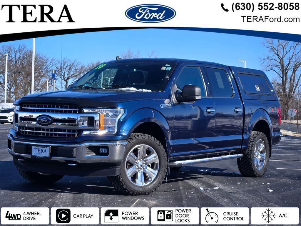 Blue Jeans Metallic 2020 Ford F-150 XLT SuperCrew 4WD Pickup Truck Four-Wheel Drive Automatic