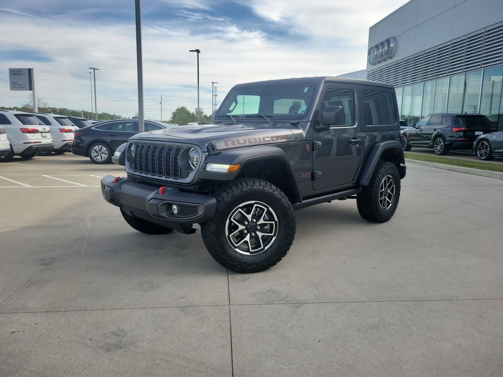 Gray (Granite Crystal Metallic Clearcoat) 2024 Jeep Wrangler Rubicon 2-Door 4WD SUV / Crossover Four-Wheel Drive 8-Speed Automatic