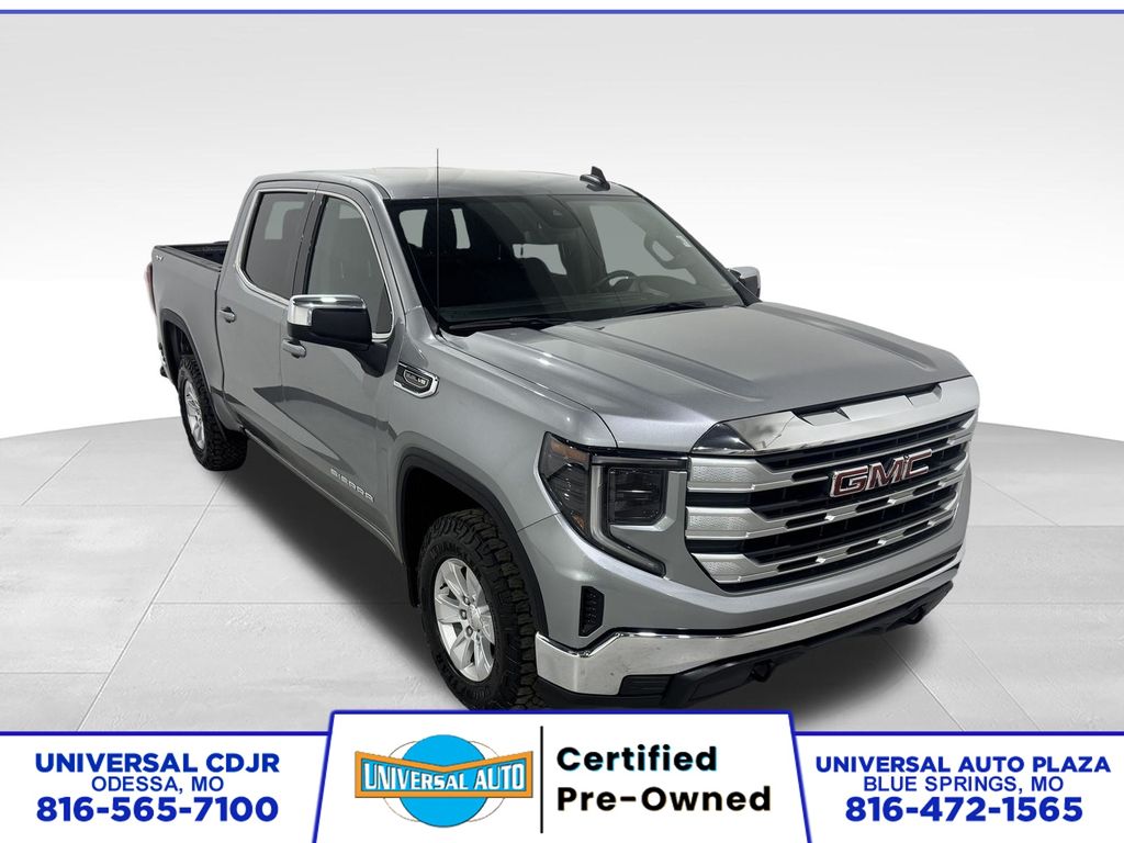 Gray 2024 GMC Sierra 1500 Pickup Truck Four-Wheel Drive Automatic