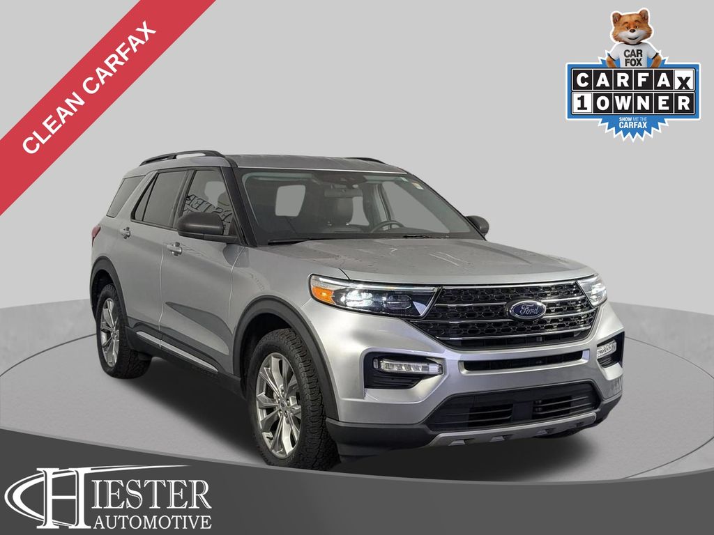 Silver Metallic 2023 Ford Explorer SUV / Crossover All-Wheel Drive Automatic