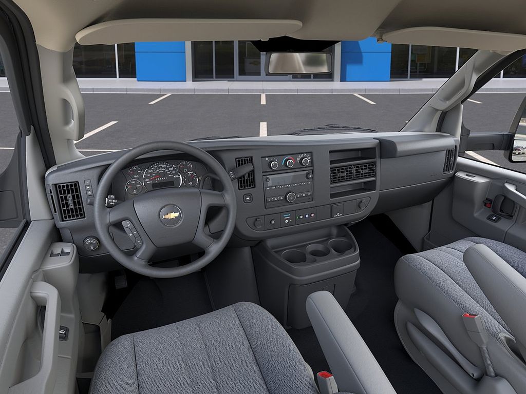 2026 Chevrolet Express 3500 Work Van White at Klick Lewis Buick Chevrolet