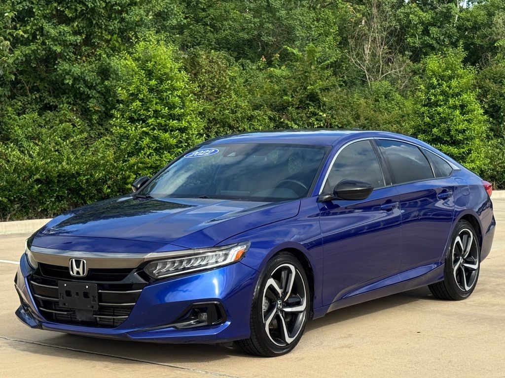 2022 Honda Accord Sport Blue at DeMontrond Auto Country