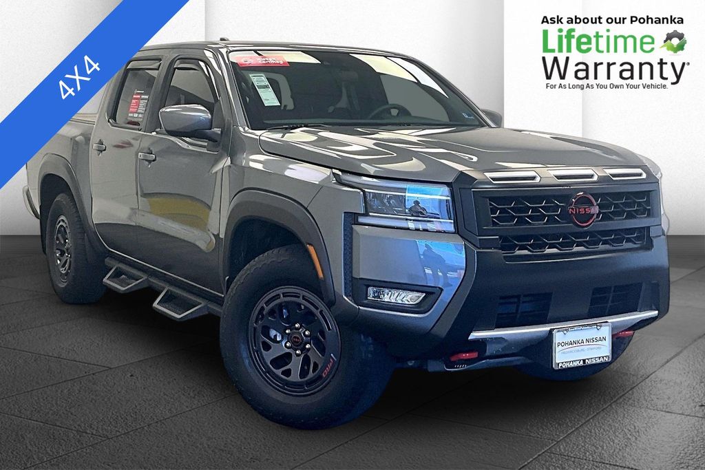 Gray 2025 Nissan Frontier Pickup Truck Four-Wheel Drive Automatic