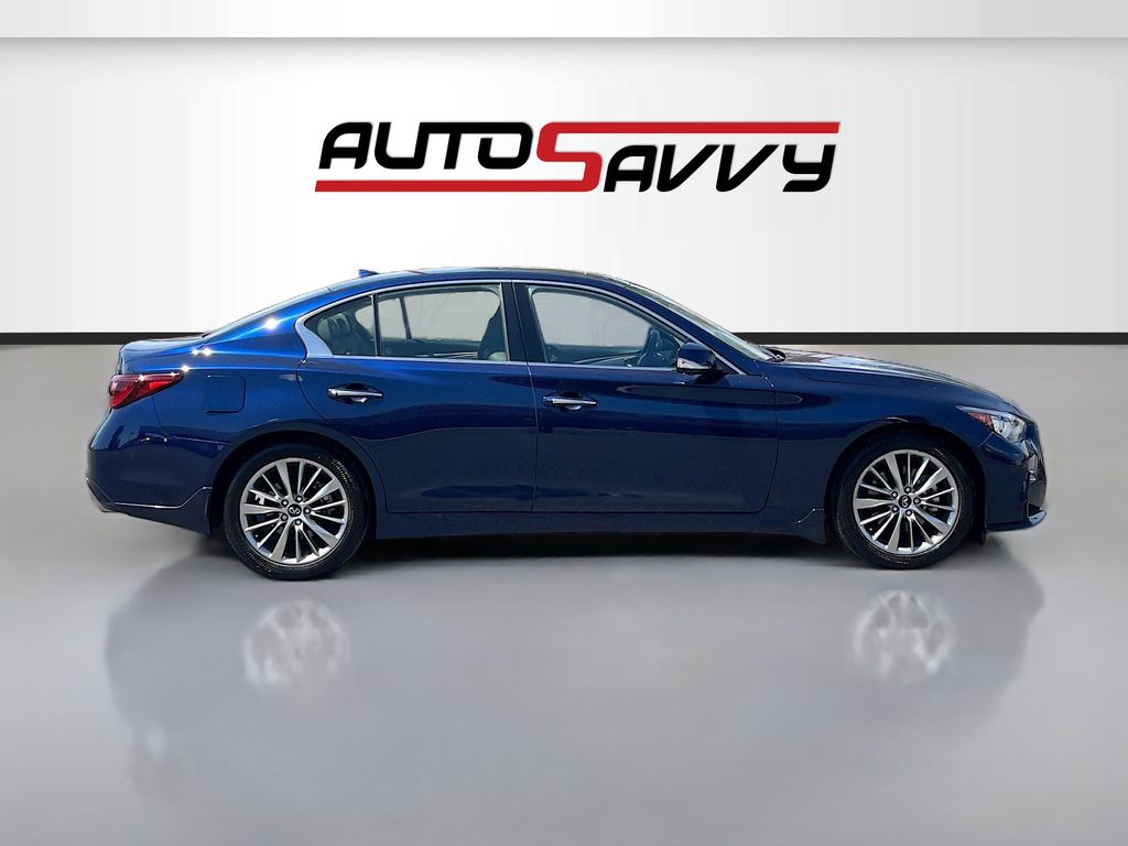 Used 2024 Blue INFINITI LUXE image 8
