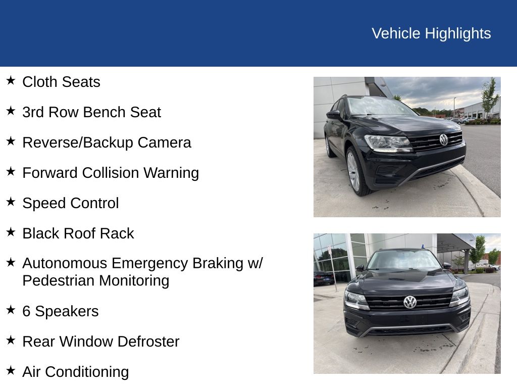 2021 Volkswagen Tiguan S 4Motion