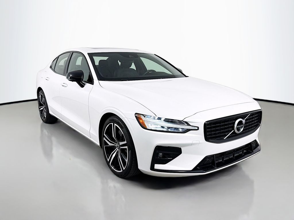 Crystal White 2021 Volvo S60 Sedan All-Wheel Drive Automatic