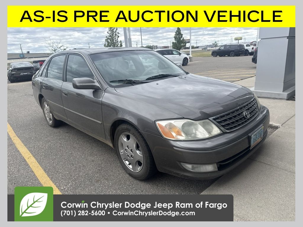 Brown (Beige / Tan) 2003 Toyota Avalon XL Sedan Front-Wheel Drive 4-Speed Automatic Overdrive