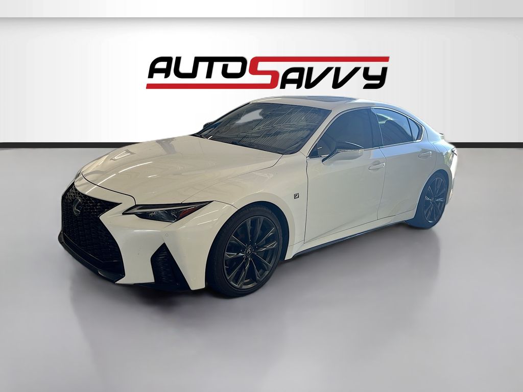 Used 2021 White Lexus 350 F SPORT image 3