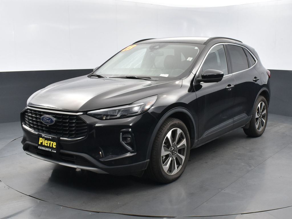 Black Metallic 2023 Ford Escape Platinum AWD SUV / Crossover All-Wheel Drive 8-Speed Automatic