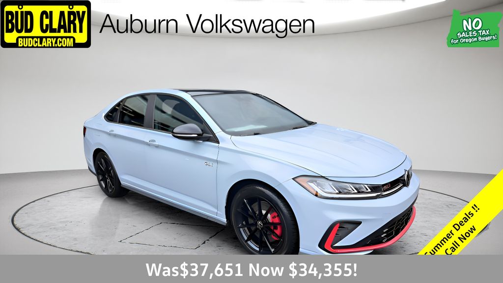 Monument Gray w/Dp Blk Rf 2026 Volkswagen Jetta GLI Sedan Front-Wheel Drive 7-Speed Dual Clutch