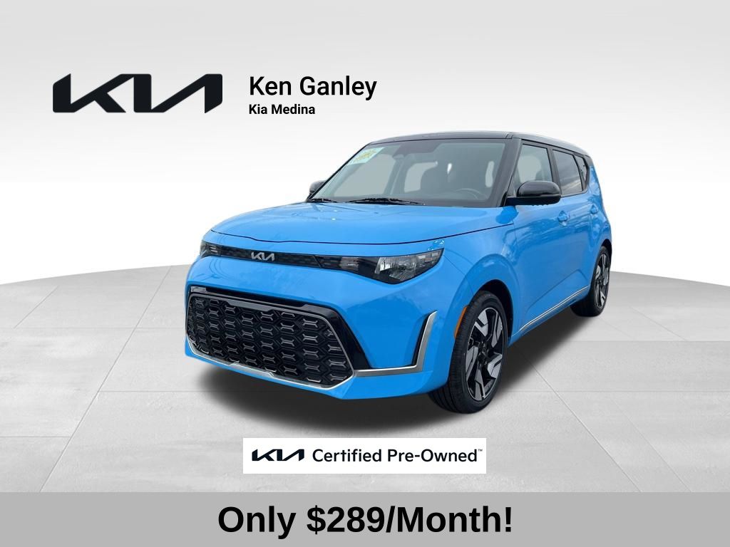 Surf Blue 2023 Kia Soul GT-Line FWD SUV / Crossover Front-Wheel Drive Continuously Variable Transmission