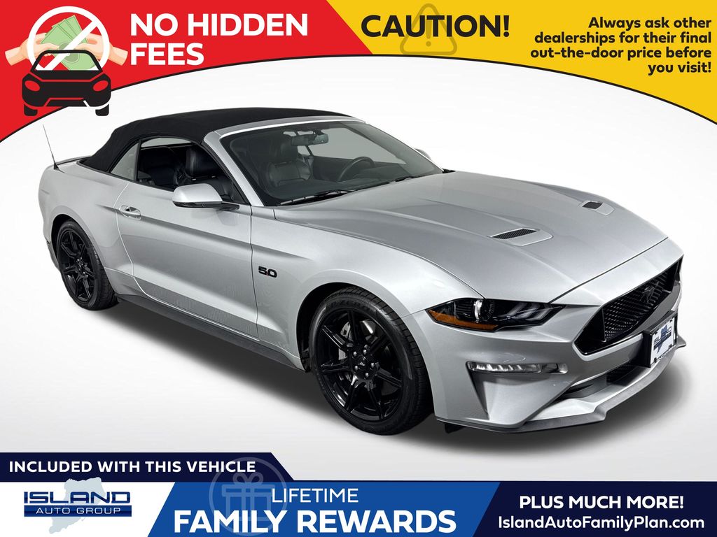 Ingot Silver 2019 Ford Mustang Convertible Rear-Wheel Drive 6-Speed Manual