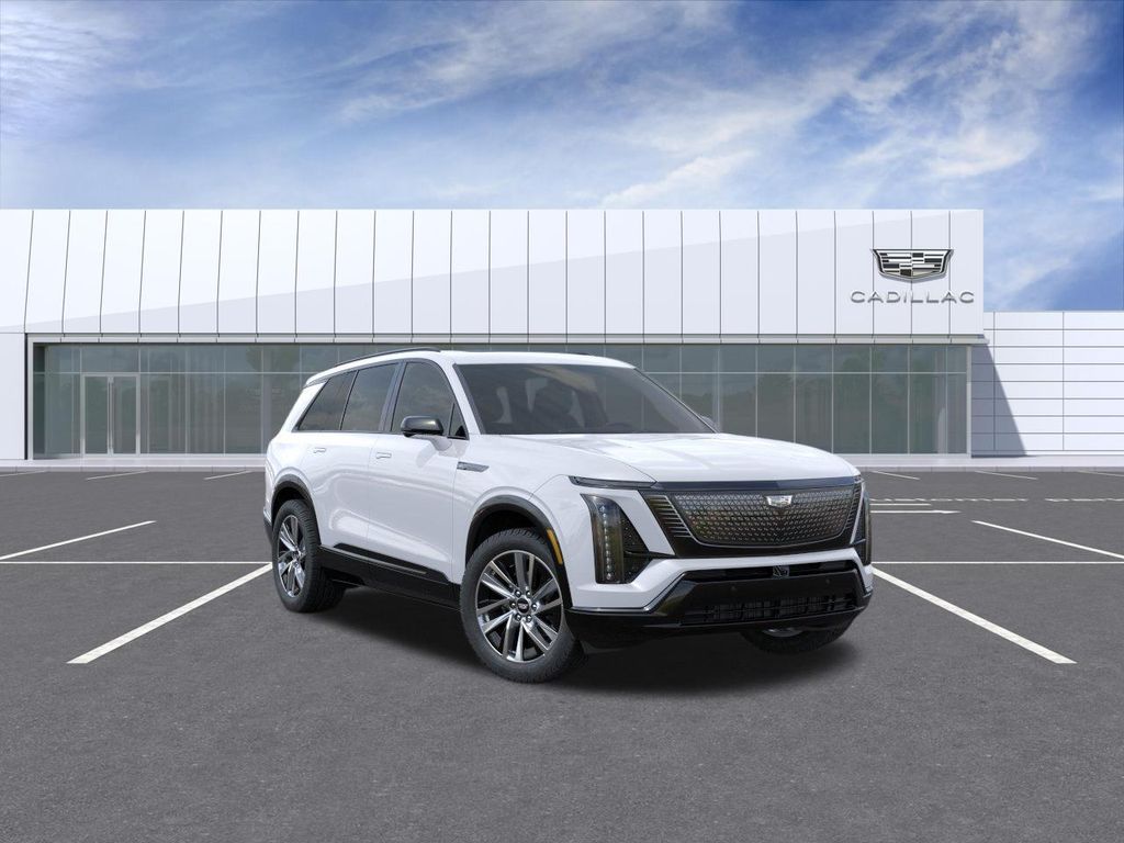 Vibrant White Tricoat 2027 Cadillac VISTIQ SUV / Crossover All-Wheel Drive 1-Speed Automatic