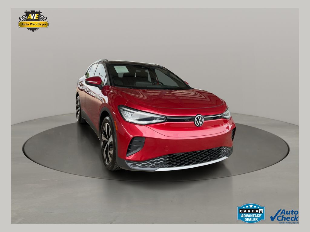 Kings Red Metallic/Black Roof 2021 Volkswagen ID.4 Pro S RWD SUV / Crossover Rear-Wheel Drive Automatic