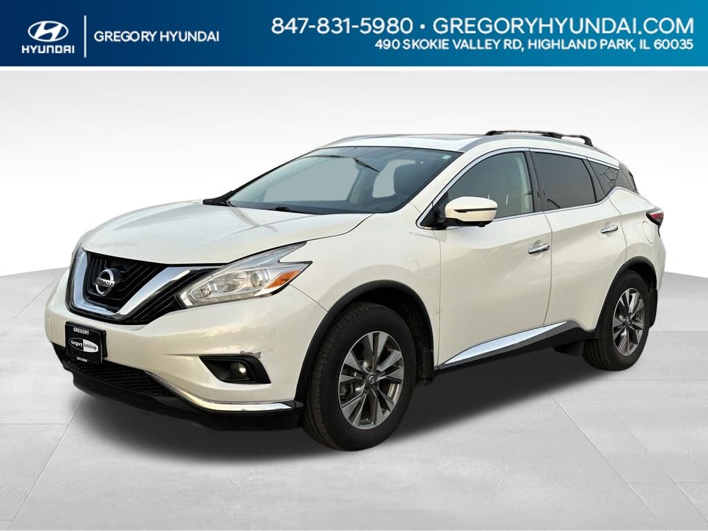 Pearl White 2017 Nissan Murano SUV / Crossover All-Wheel Drive Continuously Variable Transmission