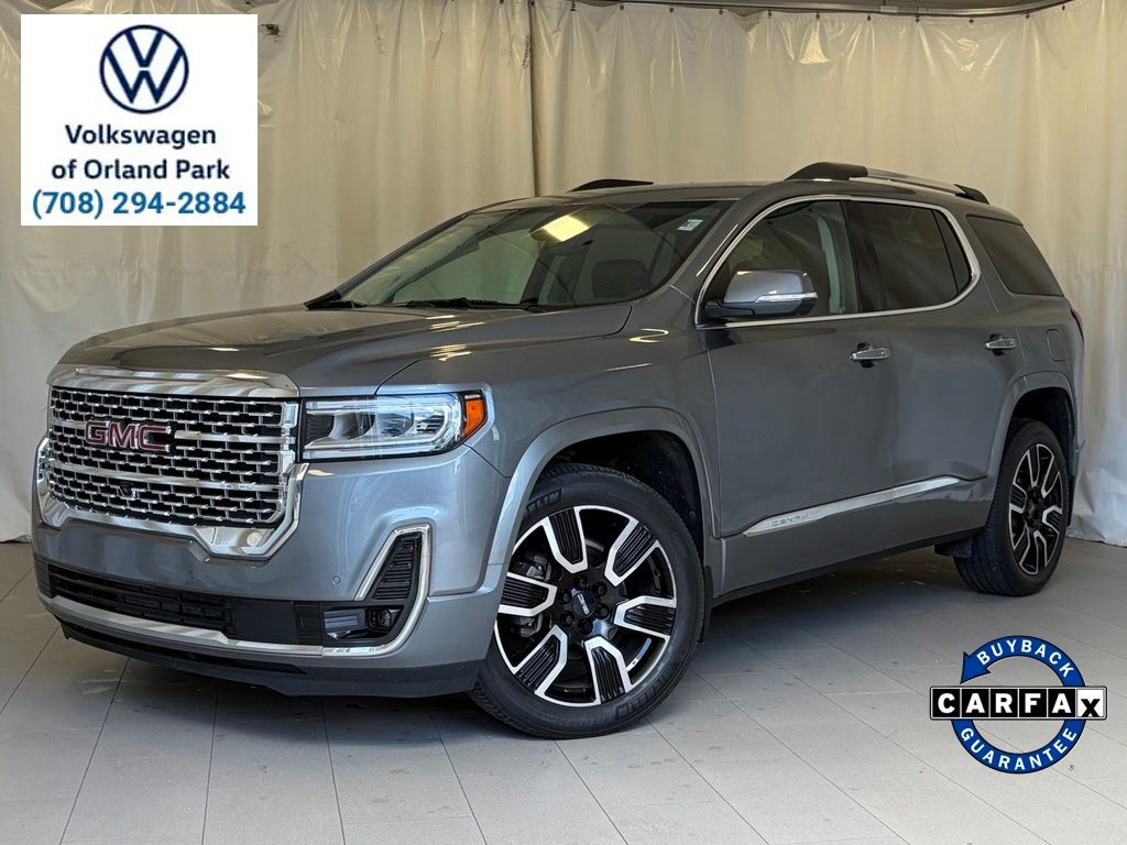 Gray (Satin Steel Metallic) 2020 GMC Acadia SUV / Crossover Four-Wheel Drive 9-Speed Automatic