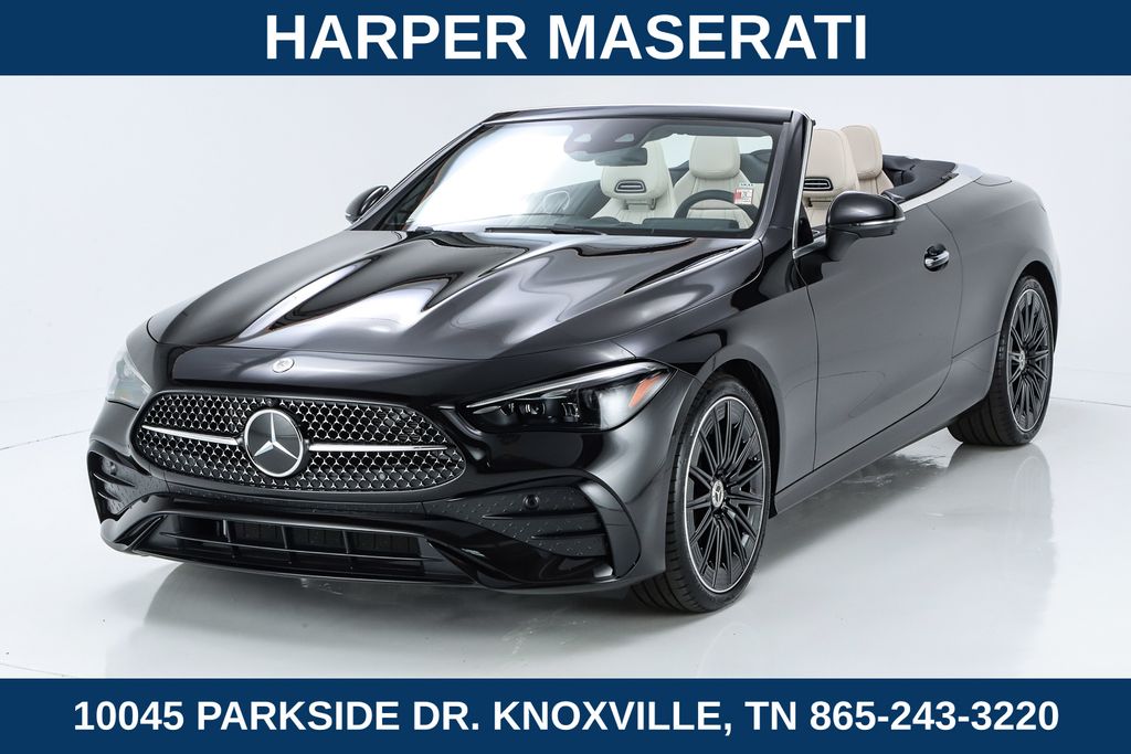 Obsidian Black Metallic 2026 Mercedes-Benz CLE Convertible All-Wheel Drive 9-Speed Automatic
