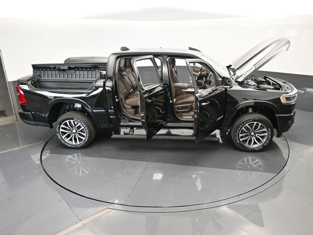 Used 2025 Diamond Black Crystal Pearlcoat Ram Limited image 53