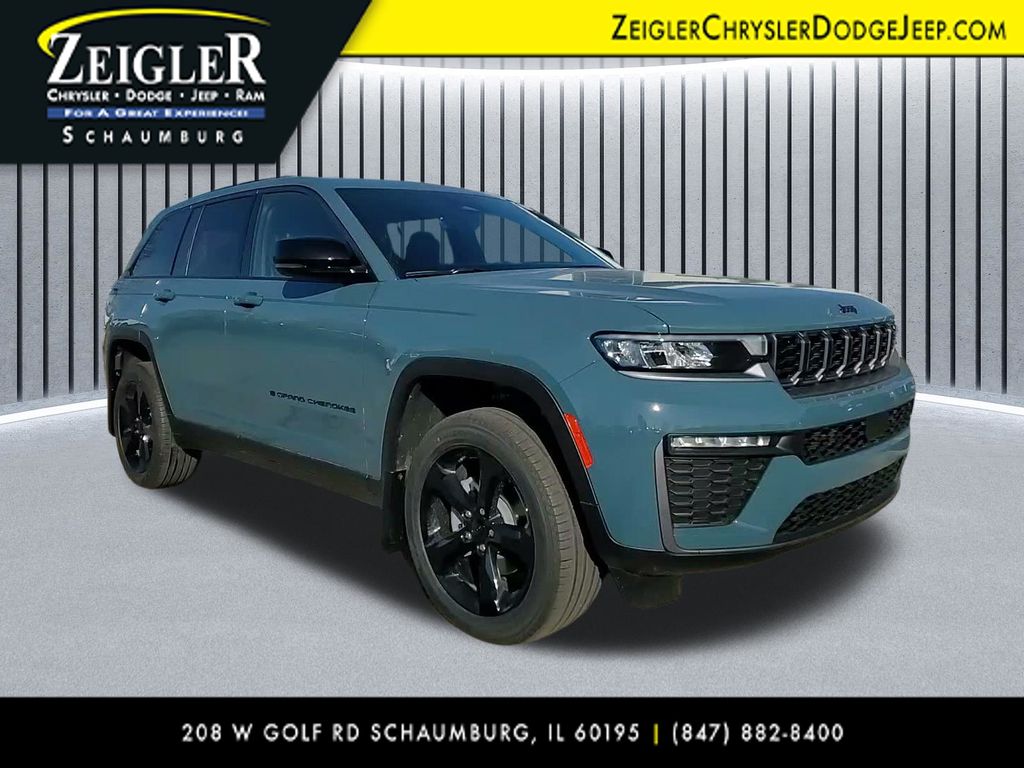 Gray (Steel Blue) 2026 Jeep Grand Cherokee SUV / Crossover Four-Wheel Drive 8-Speed Automatic
