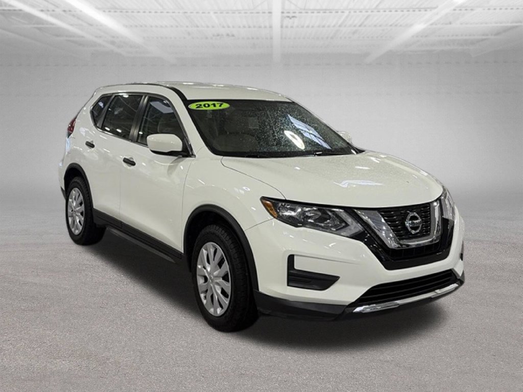 2017 Nissan Rogue S White at Sutliff Volkswagen