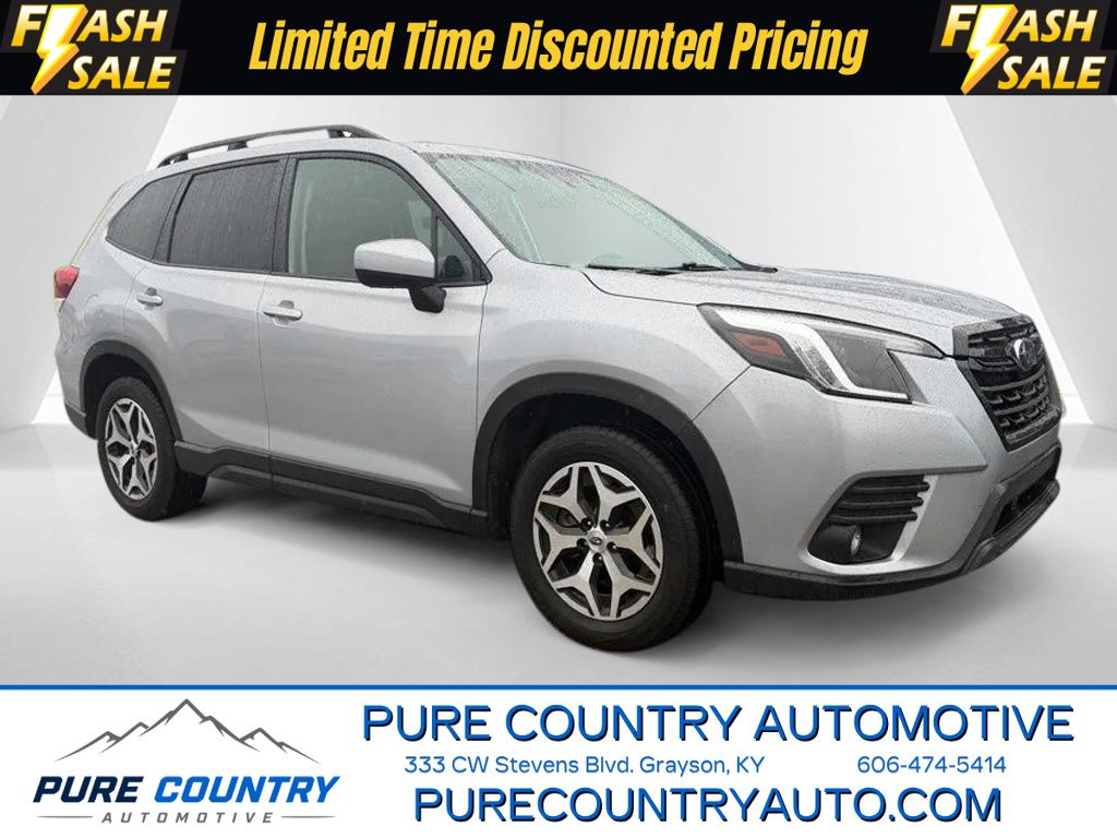 Ice Silver Metallic 2024 Subaru Forester SUV / Crossover All-Wheel Drive Continuously Variable Transmission