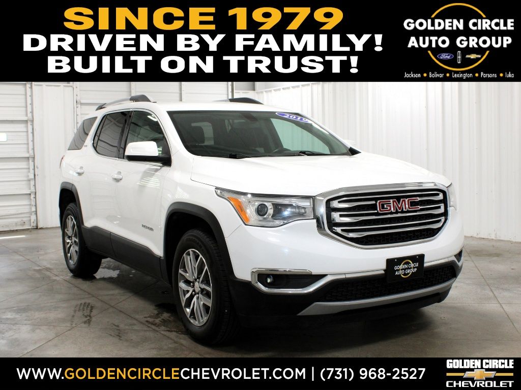 Summit White 2019 GMC Acadia SUV / Crossover Front-Wheel Drive 6-Speed Automatic