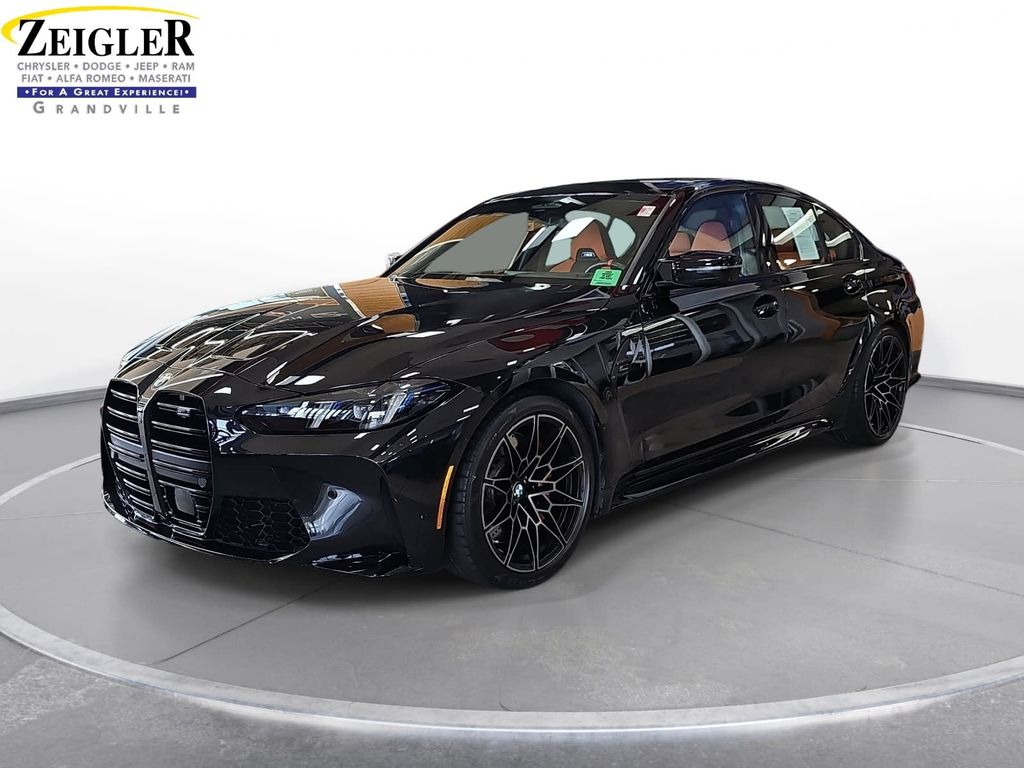 Black Sapphire Metallic 2025 BMW M3 Competition xDrive Sedan All-Wheel Drive 8-Speed Automatic