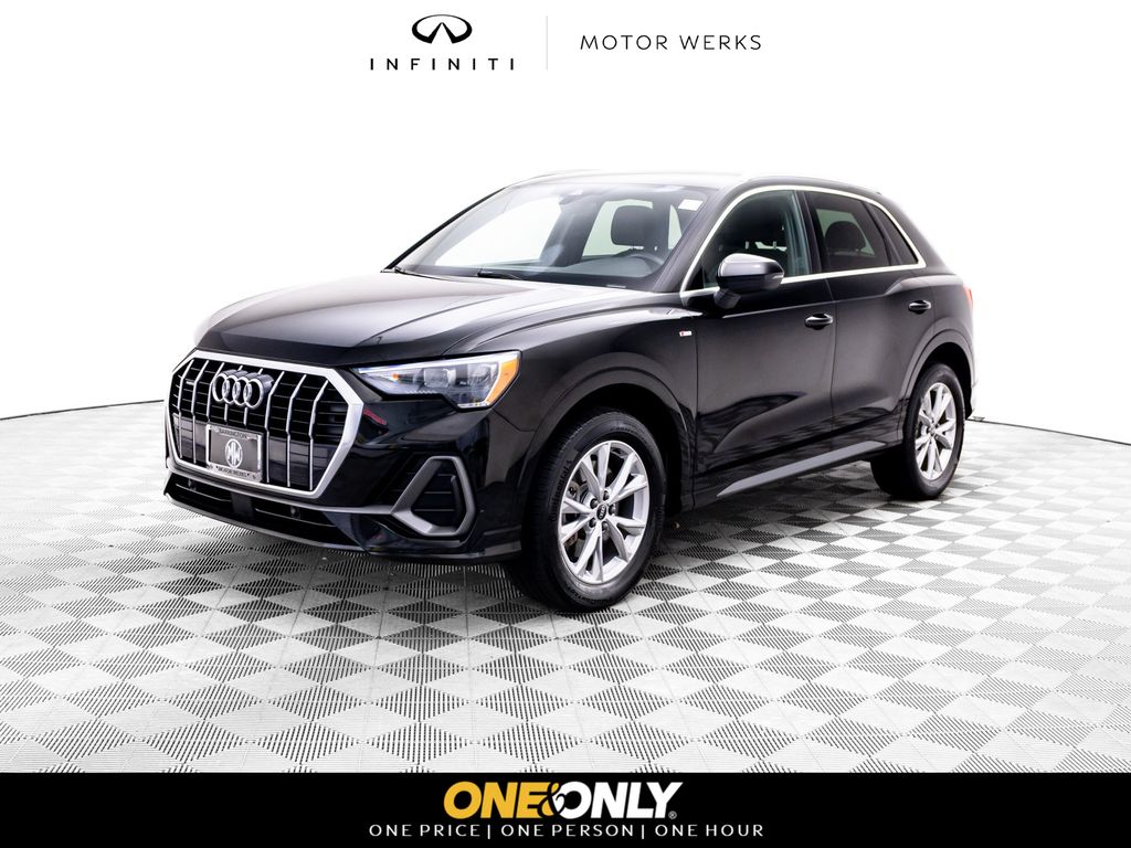 Mythos Black Metallic 2021 Audi Q3 quattro Premium S Line 45 TFSI SUV / Crossover All-Wheel Drive 8-Speed Automatic